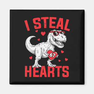 Aimant Je vole 67 cœurs drôle six sept Saint-Valentin Din