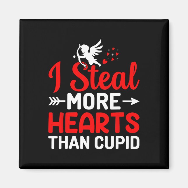Aimant Je vole plus de cœurs que Cupidon  (Devant)