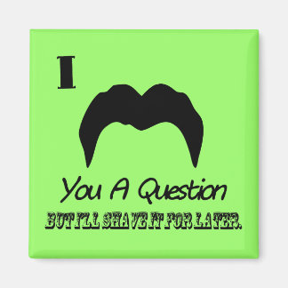 Aimant Je Vous Moustache Une Question