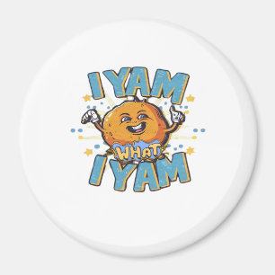 Aimant Je Yam Ce Que Je Yam Design Classique Pour Thanksg