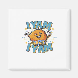 Aimant Je Yam Ce Que Je Yam Design Classique Pour Thanksg