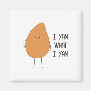 Aimant Je Yam Ce Que Je Yam ! Super Yam Vegetable Pun