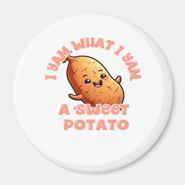 Aimant Je Yam Ce Que Je Yam, Un Classique De Pomme De Ter (Devant)