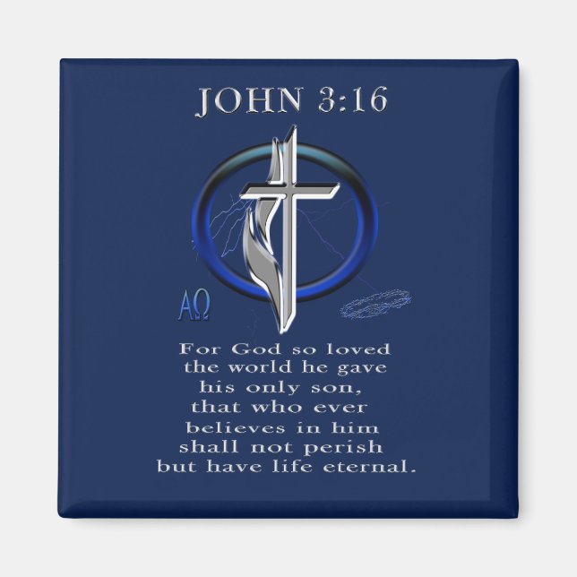 Aimant Jean 3:16 (Devant)