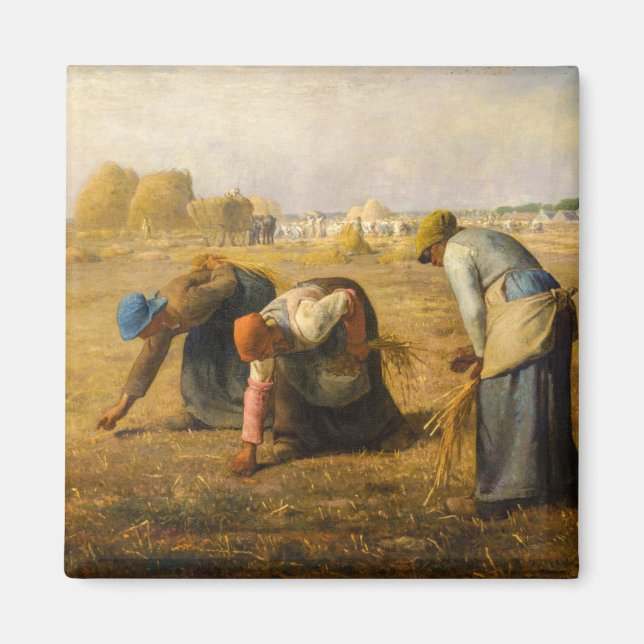 Aimant Jean-François Millet - Les Gleaners (Devant)