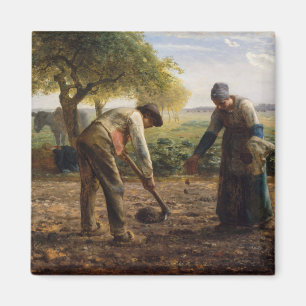 Aimant Jean-François Millet - Planteurs de pommes de terr