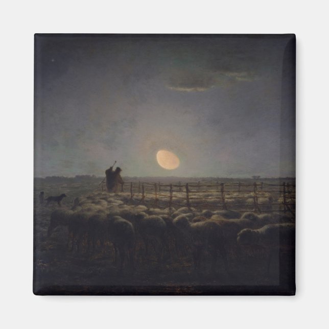 Aimant Jean-Francois Millet - Plié, Lune 1860 (Devant)