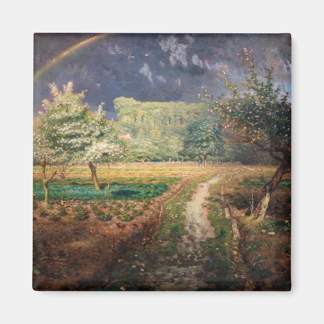 Aimant Jean-François Millet - Printemps à Barbizon (Devant)