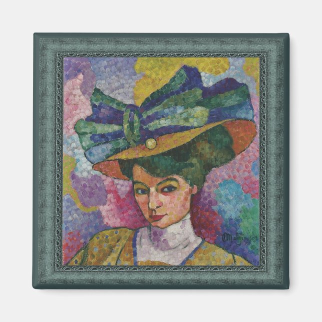 Aimant Jean Metzinger femme dans l'aimant de l'art Casque (Devant)