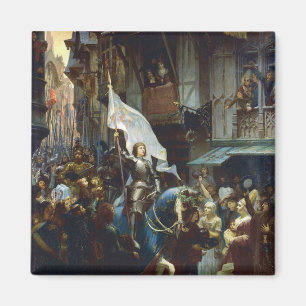 Aimant Jeanne d'Arc entre à Orléans