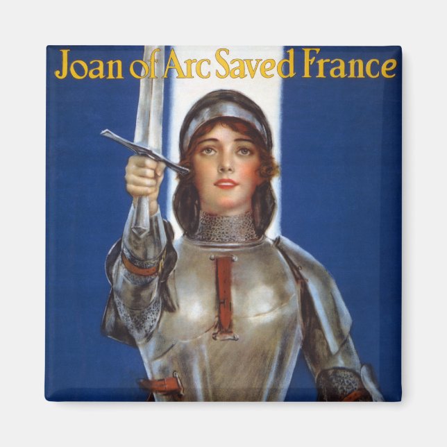 Aimant Jeanne d'Arc Héroïne française Héroïne nationale C (Devant)