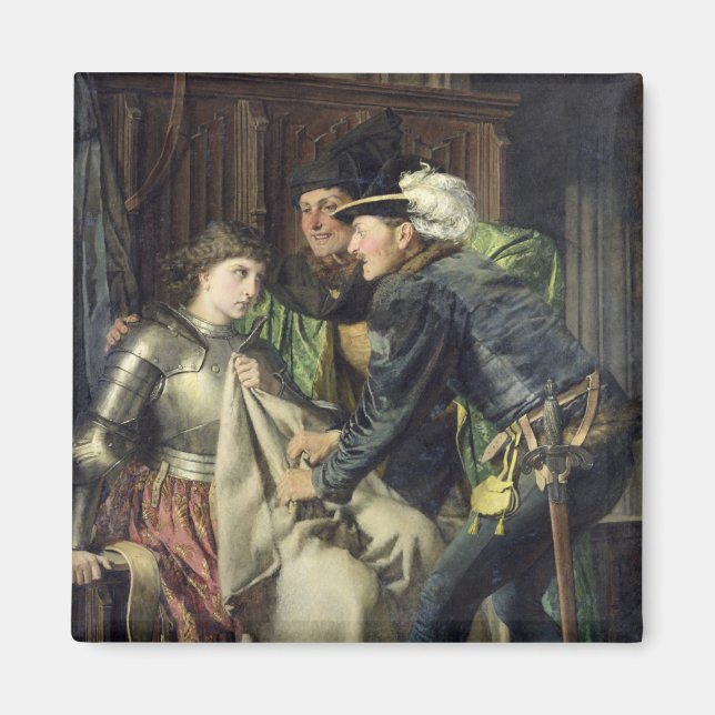 Aimant Jeanne d'Arc insultée en prison, 1866 (Devant)