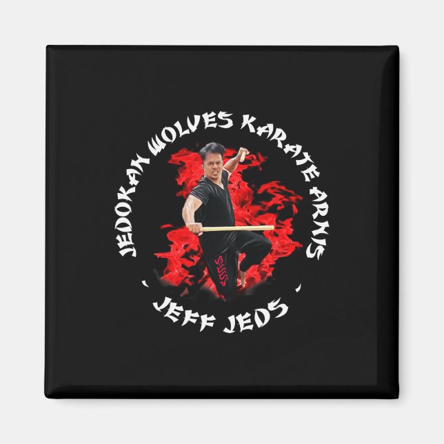 Aimant Jeff Jeds Karate Arnis Jedokan (Devant)