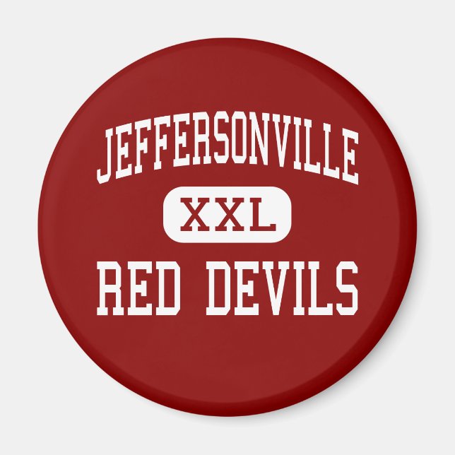 Aimant Jeffersonville - Red Devils - Jeffersonville (Devant)