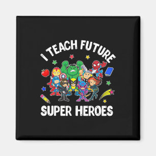 Aimant J'Enseigne Futur Super Héros Tee Cadeau Enseigneme