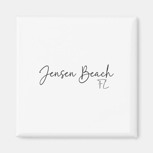 Aimant Jensen Beach Floride Ca Rétro  (Devant)