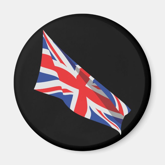 Aimant J'entends le drapeau britannique/Union Jack (Devant)