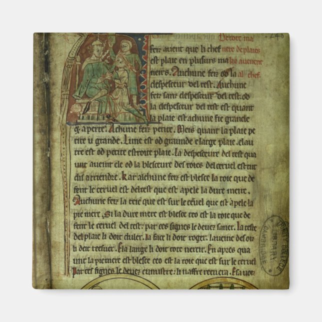 Aimant Jérôme : Un médecin visite un patient (Devant)