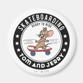 Aimant Jerry Skateboard - Prêt À Faire Du Ride