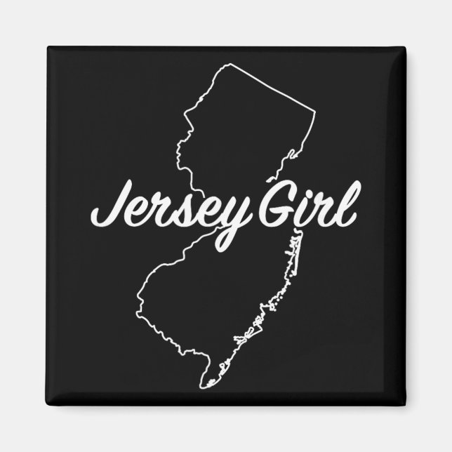 Aimant Jersey Girl New Jersey  (Devant)