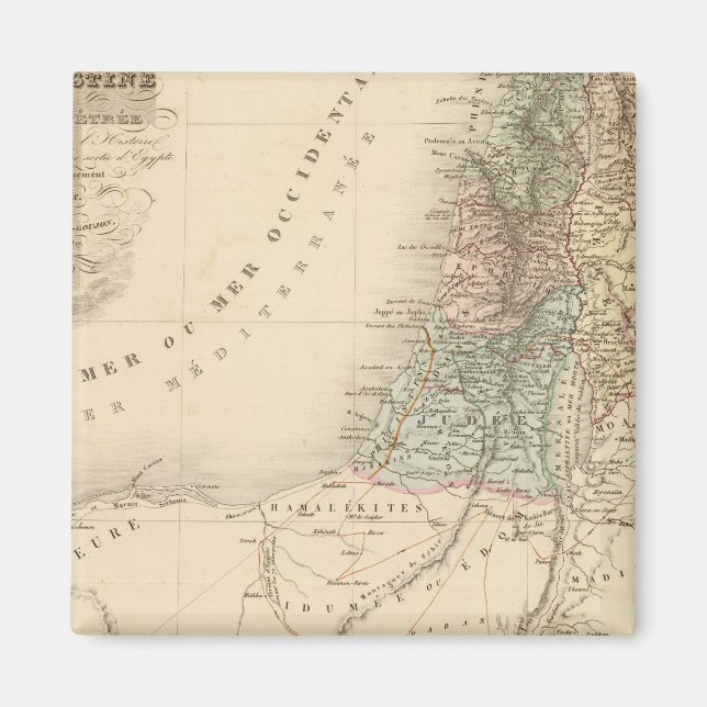 Aimant Jérusalem historique, Palestine (Devant)