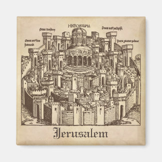 Aimant Jérusalem, Medieval Woodcut