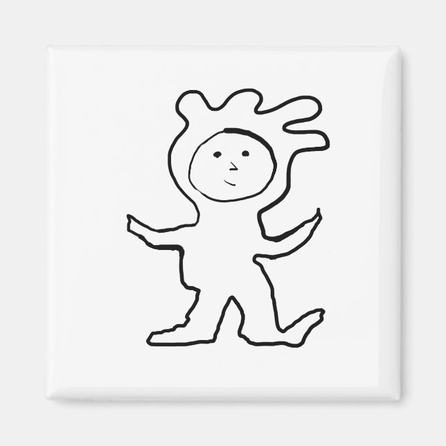 Aimant Jester Jammies par Cussdum Designs (Devant)