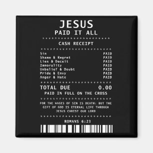 Aimant Jésus a payé tout Chrétien drôle (sur le dos)