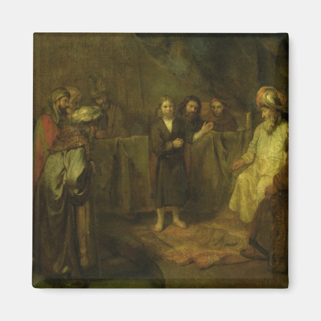 Aimant Jésus, âgé de douze ans, devant le (Devant)