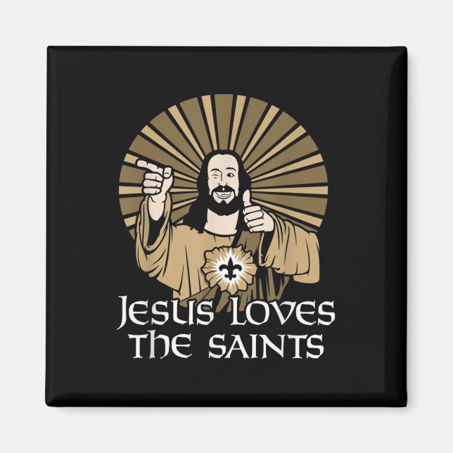 Aimant Jésus Aime Les Saints Drôle La Bible De La Foi Chr (Devant)
