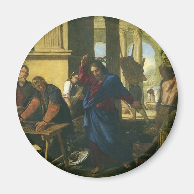 Aimant Jésus-Christ Purification du Temple (Devant)