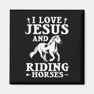 Aimant Jesus Citation Horseck équitation Design équestre