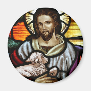 Aimant Jésus comme bon portrait de berger