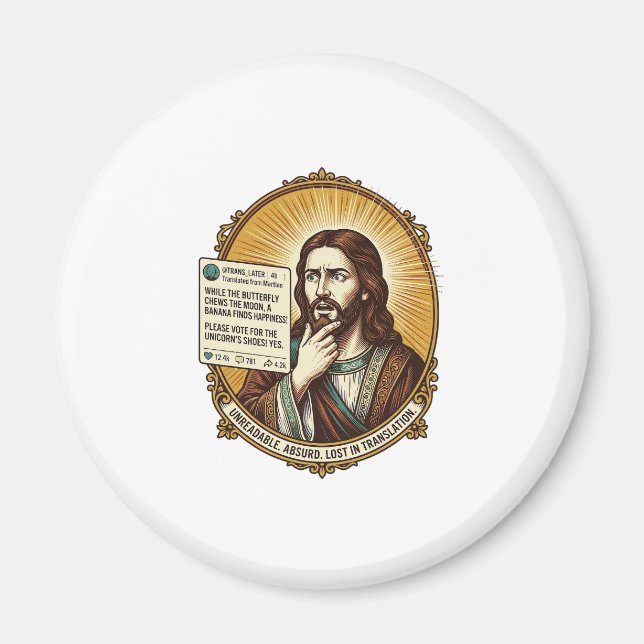 Aimant Jésus Confus Échec de la Publication de Traduction (Devant)