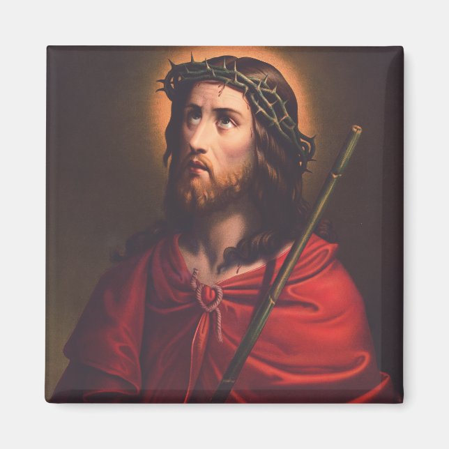 Aimant Jésus couronné d'épines (Devant)