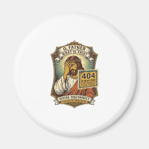 Aimant Jésus drôle Erreur 404 Humour Développeur Web Prog