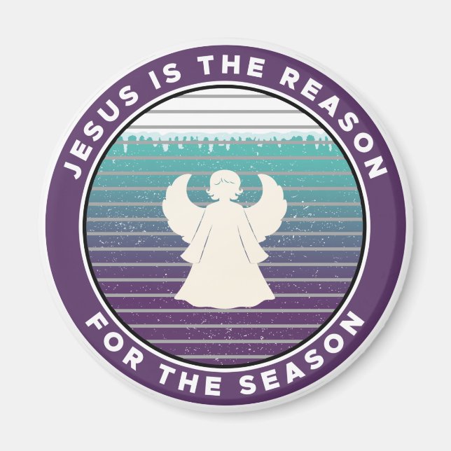 Aimant Jésus est la raison de la saison Ange de Noël (Devant)