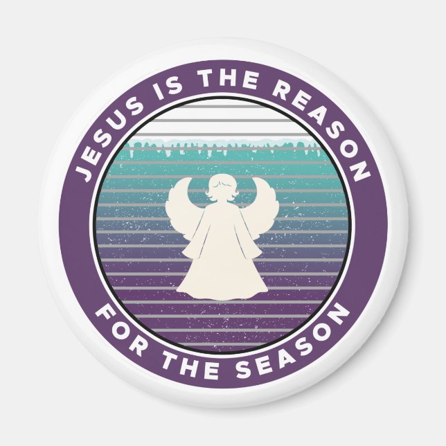 Aimant Jésus est la raison de la saison Ange de Noël (Devant)