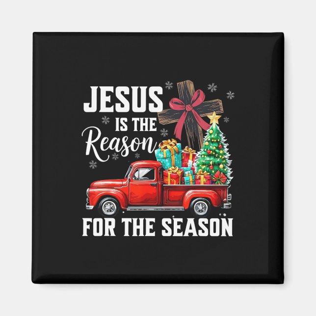 Aimant Jésus Est La Raison De La Saison Christian Chris (Devant)
