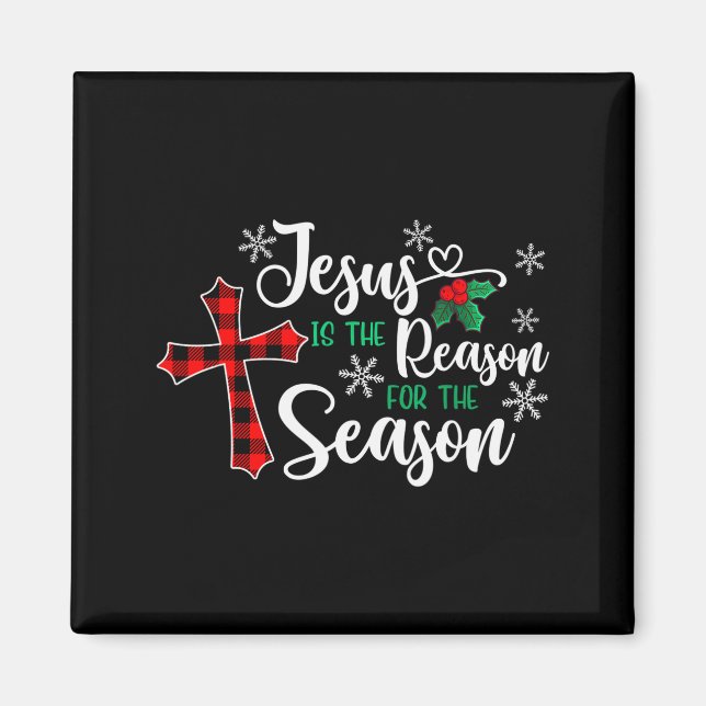 Aimant Jésus Est La Raison De La Saison De Noël Chris (Devant)