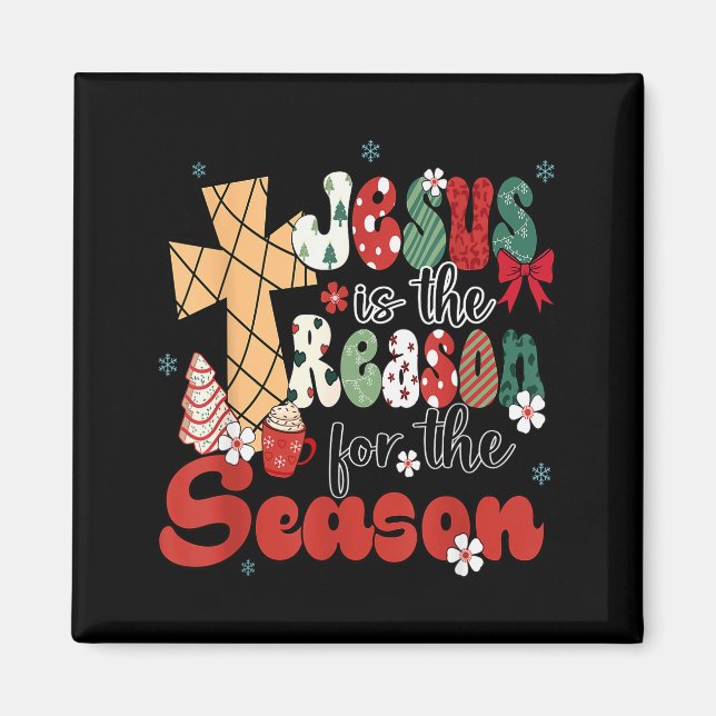 Aimant Jésus Est La Raison De La Saison De Noël Jésus (Devant)