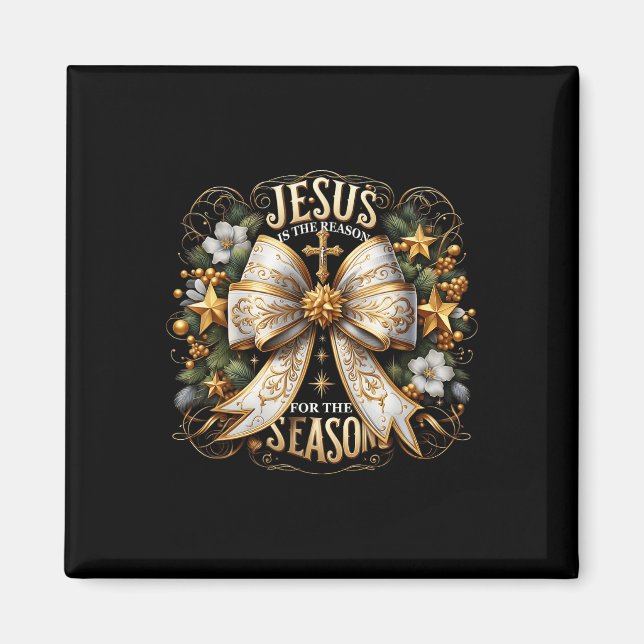 Aimant Jésus Est La Raison De La Saison Noël Jésus (Devant)