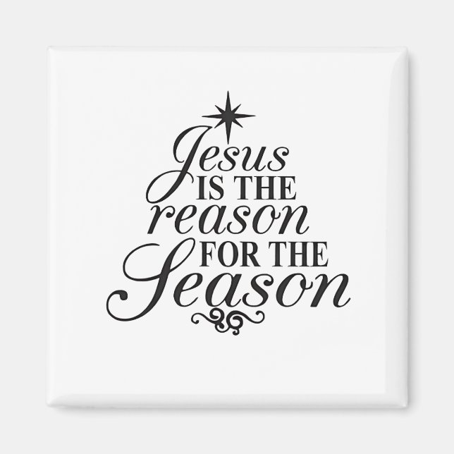 Aimant Jésus Est La Raison Pour La Saison Noël (Devant)
