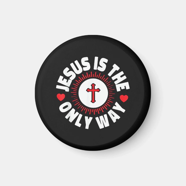 Aimant Jésus Est La Seule Voie Christianisme (Devant)
