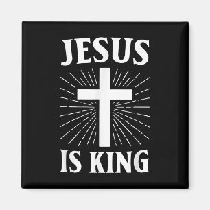 Aimant Jésus est le roi de la foi chrétienne Croix