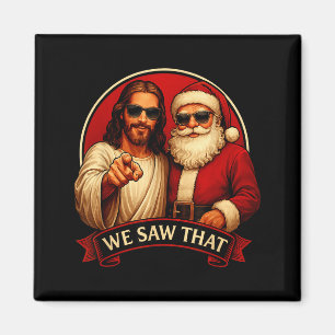 Aimant Jésus et le Père Noël Nous avons vu ce mème drôle