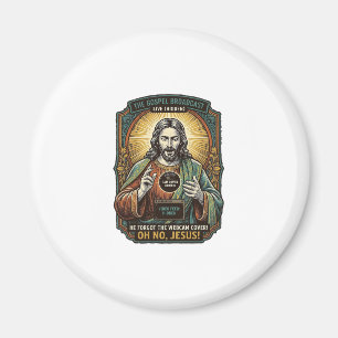 Aimant Jésus Fond Écran Noir Couverture Webcam Virtuelle