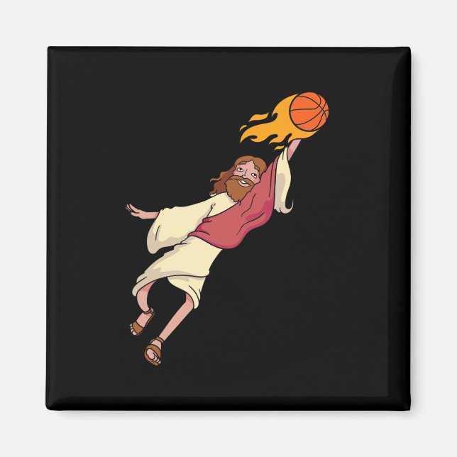 Aimant Jésus Jouant Au Basket (Devant)