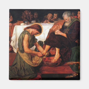 Aimant Jésus Lave les pieds de Pierre