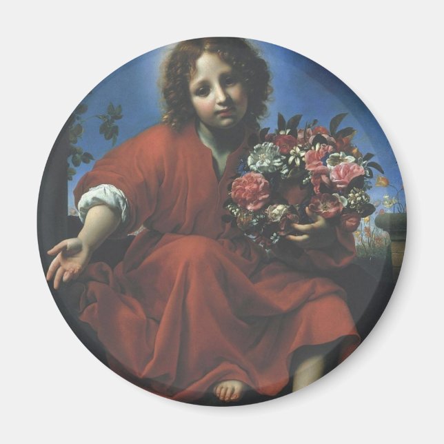AIMANT JÉSUS L'ENFANT FLEUR (Devant)
